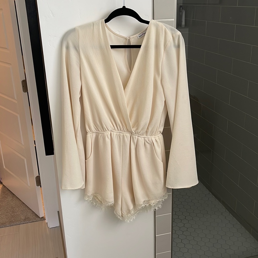 Long sleeve romper